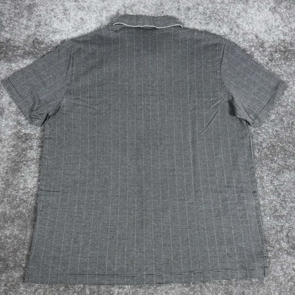 Theory Polo Shirt Men's XXL Gray Atlas‎ Pique Short Sleeve Golf Preppy